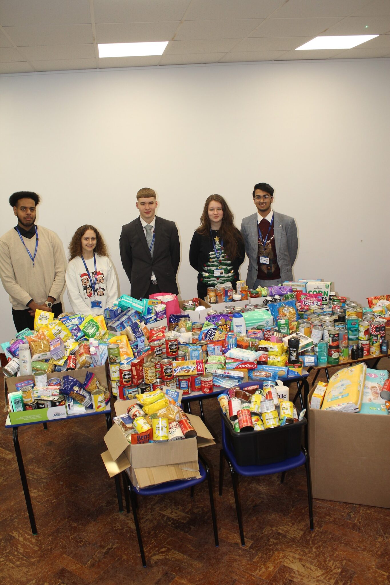 Food Bank Donations Barr Beacon School