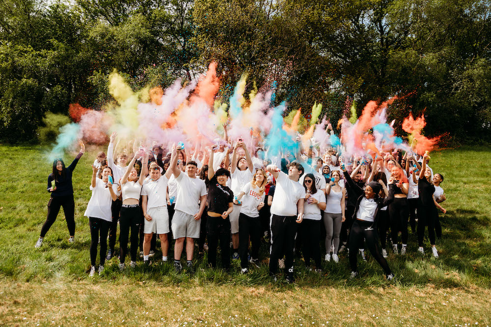 Colour Fun Run - Sixth Form Charity Event - Barr Beacon School