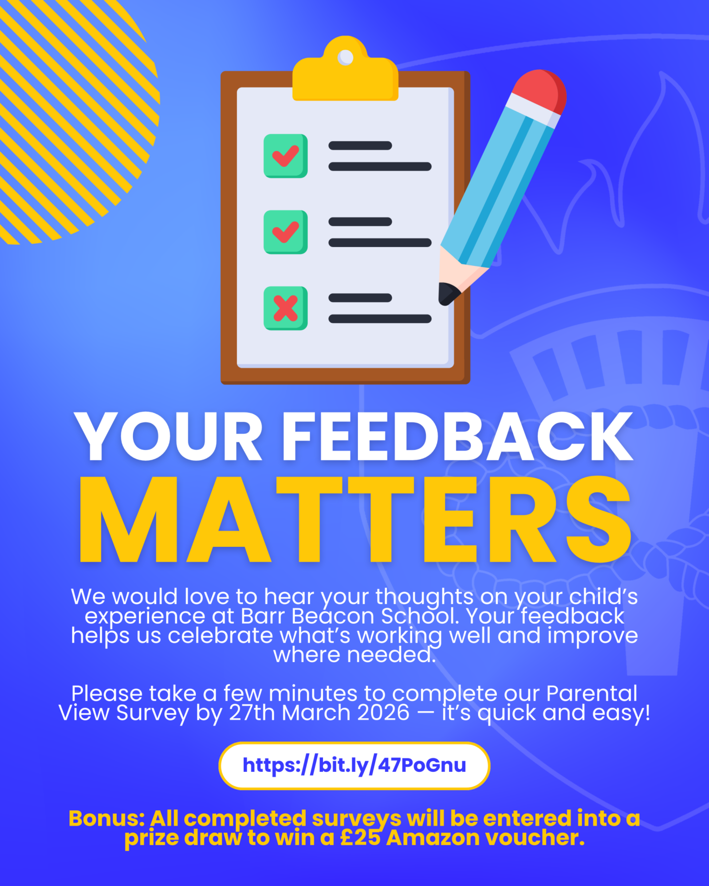 TELL US YOUR EXPERIENCE