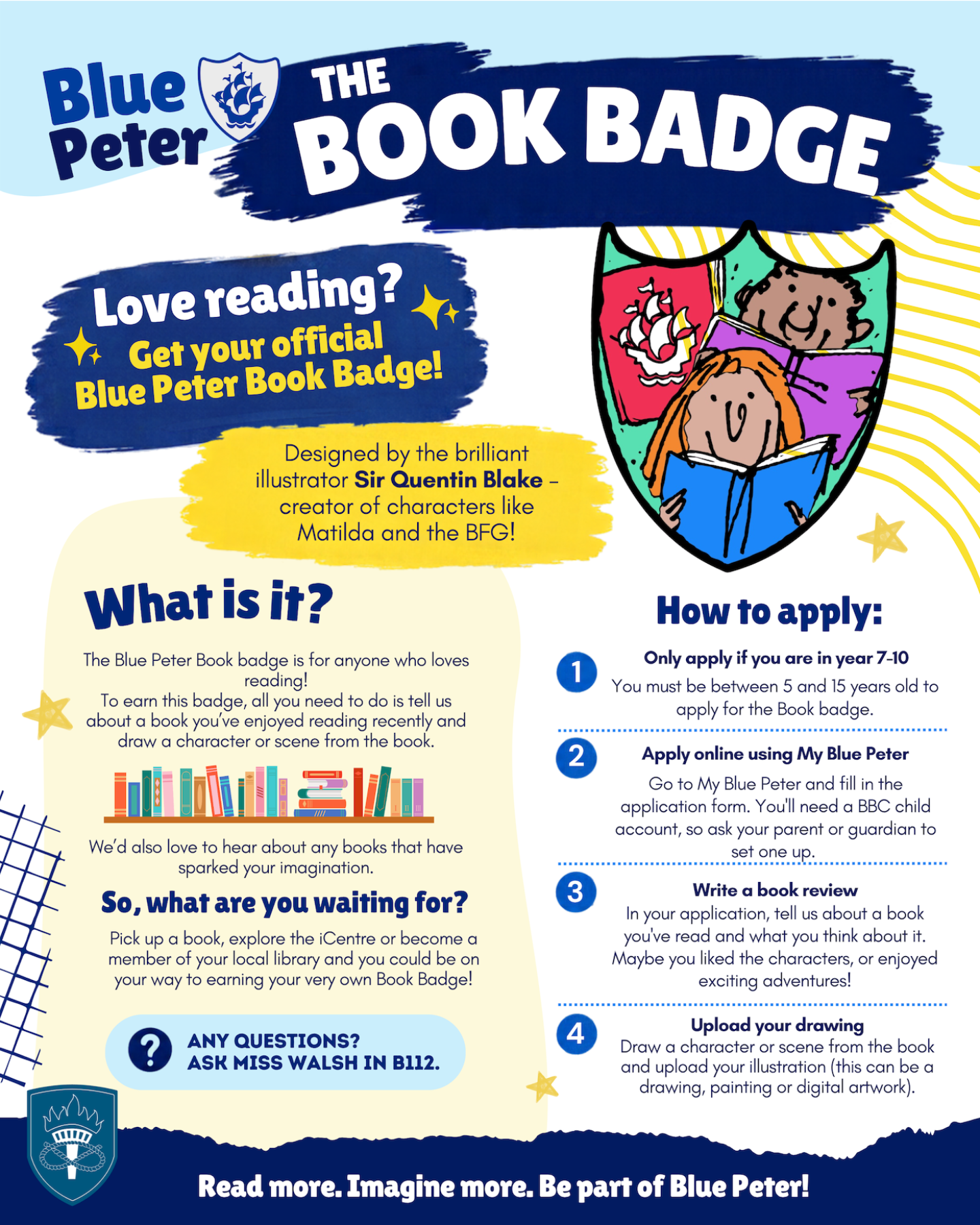 Blue Peter Badge - Matrix approved